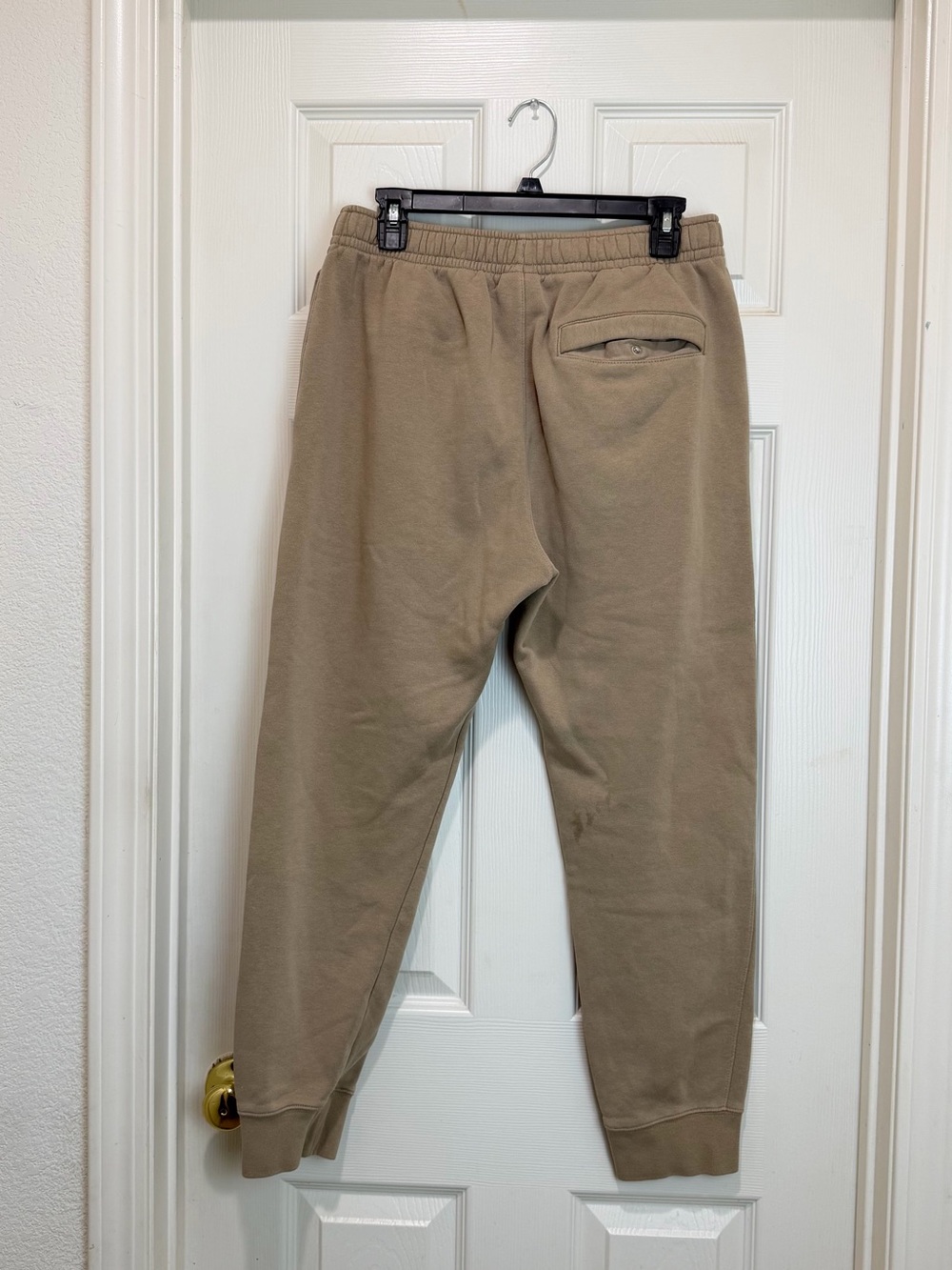 Nike Men’s Beige Jogger Pants Sz M - Picture 5 of 6